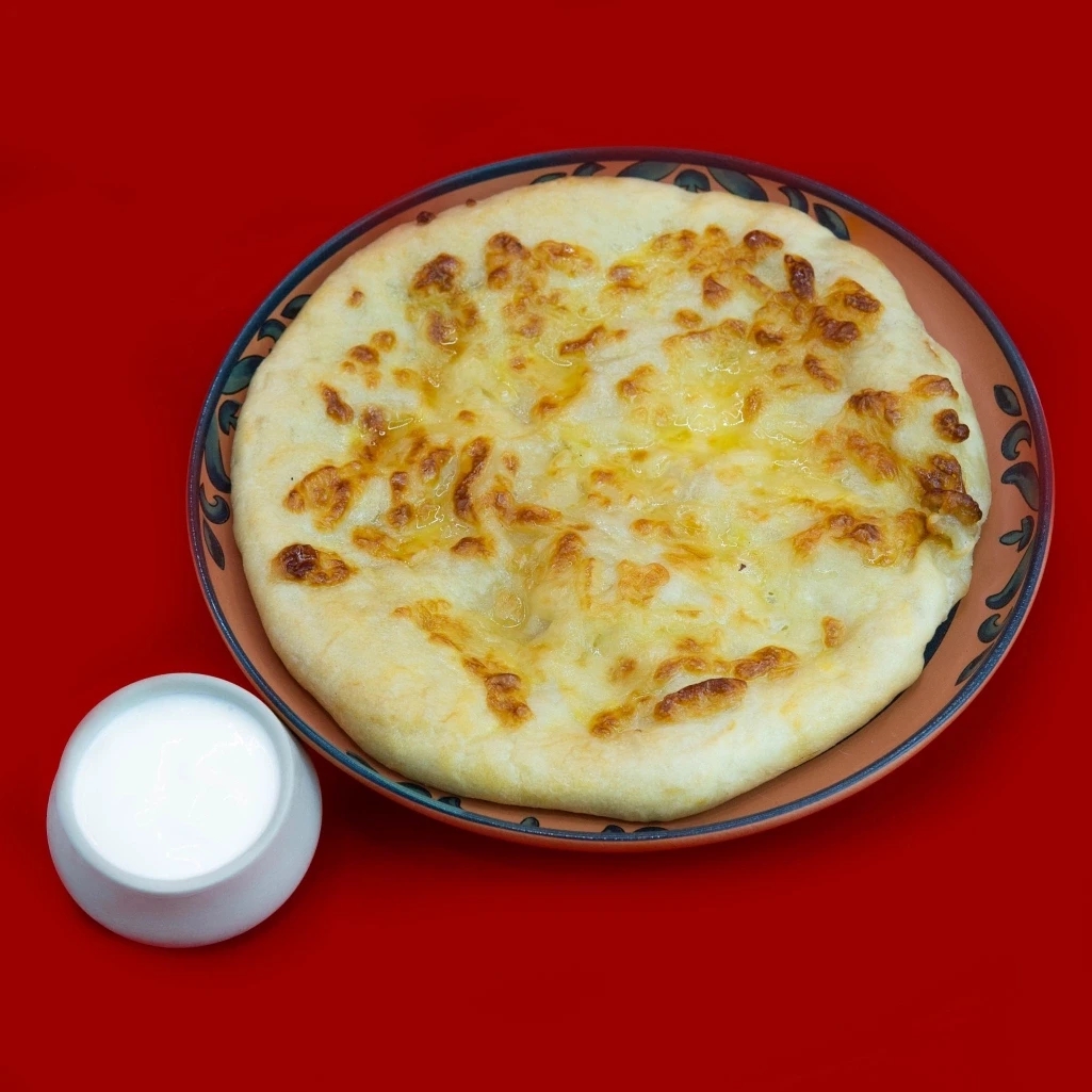 Khachapuri in Megrelian style