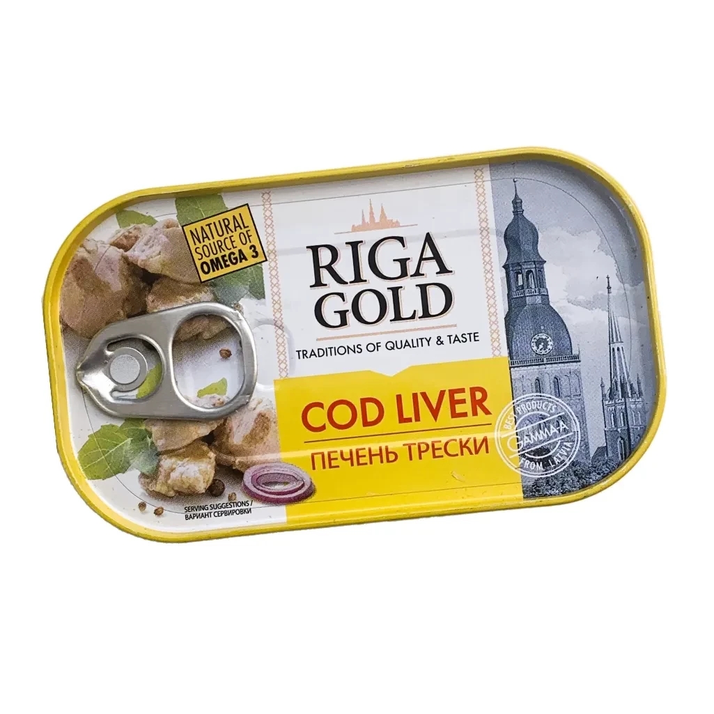 RIGA GOLD COD LIVER 120GM EO