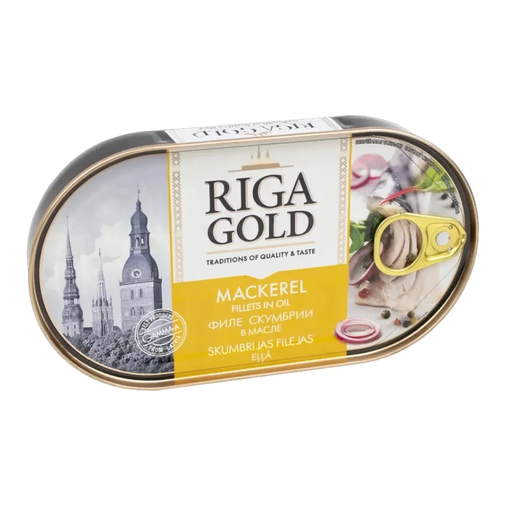 RIGA GOLD MACKEREL FILLET IN OIL 190GM