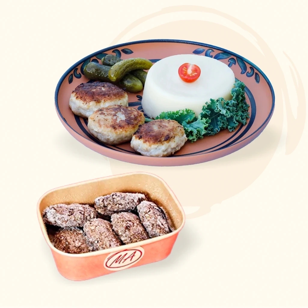 Frozen beef cutlets (6 pcs)