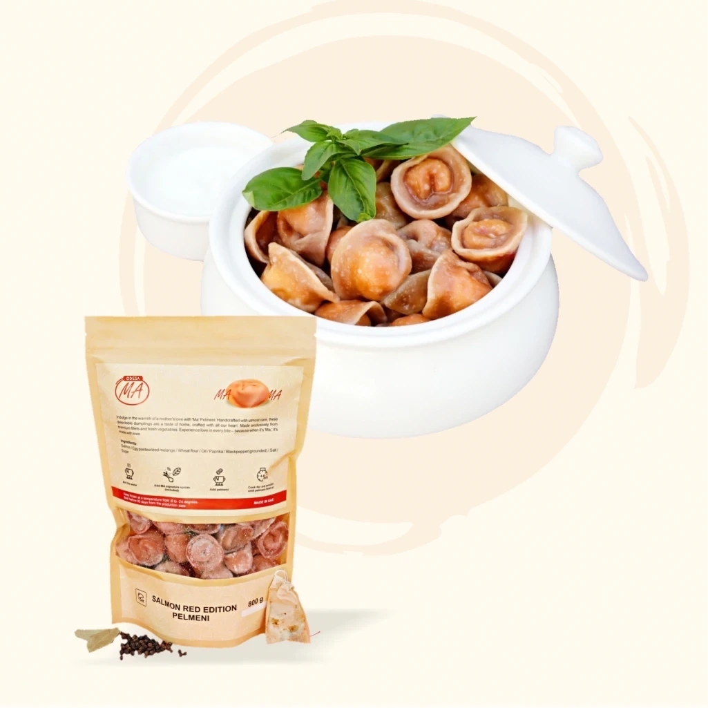 Pelmeni with salmon 800 g