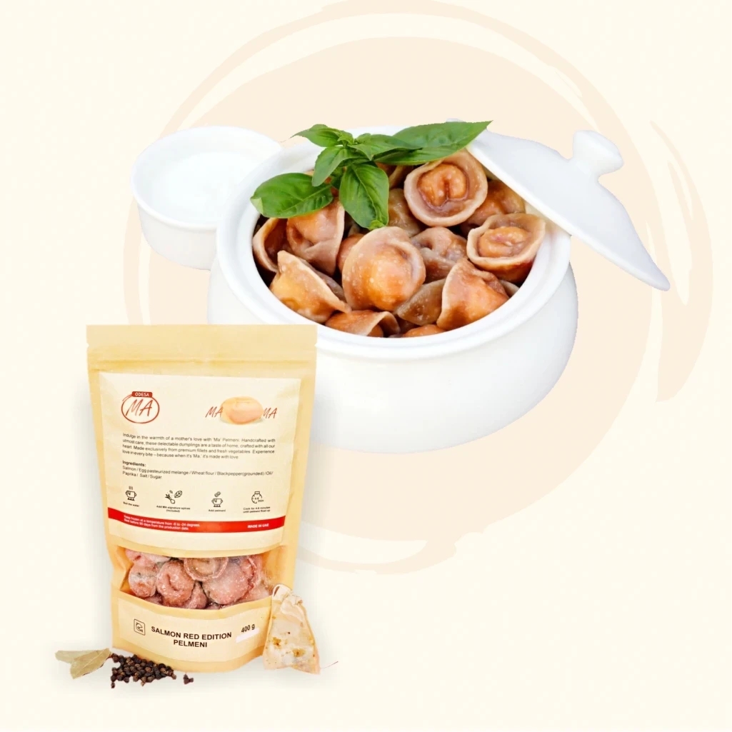 Pelmeni with salmon 400 g