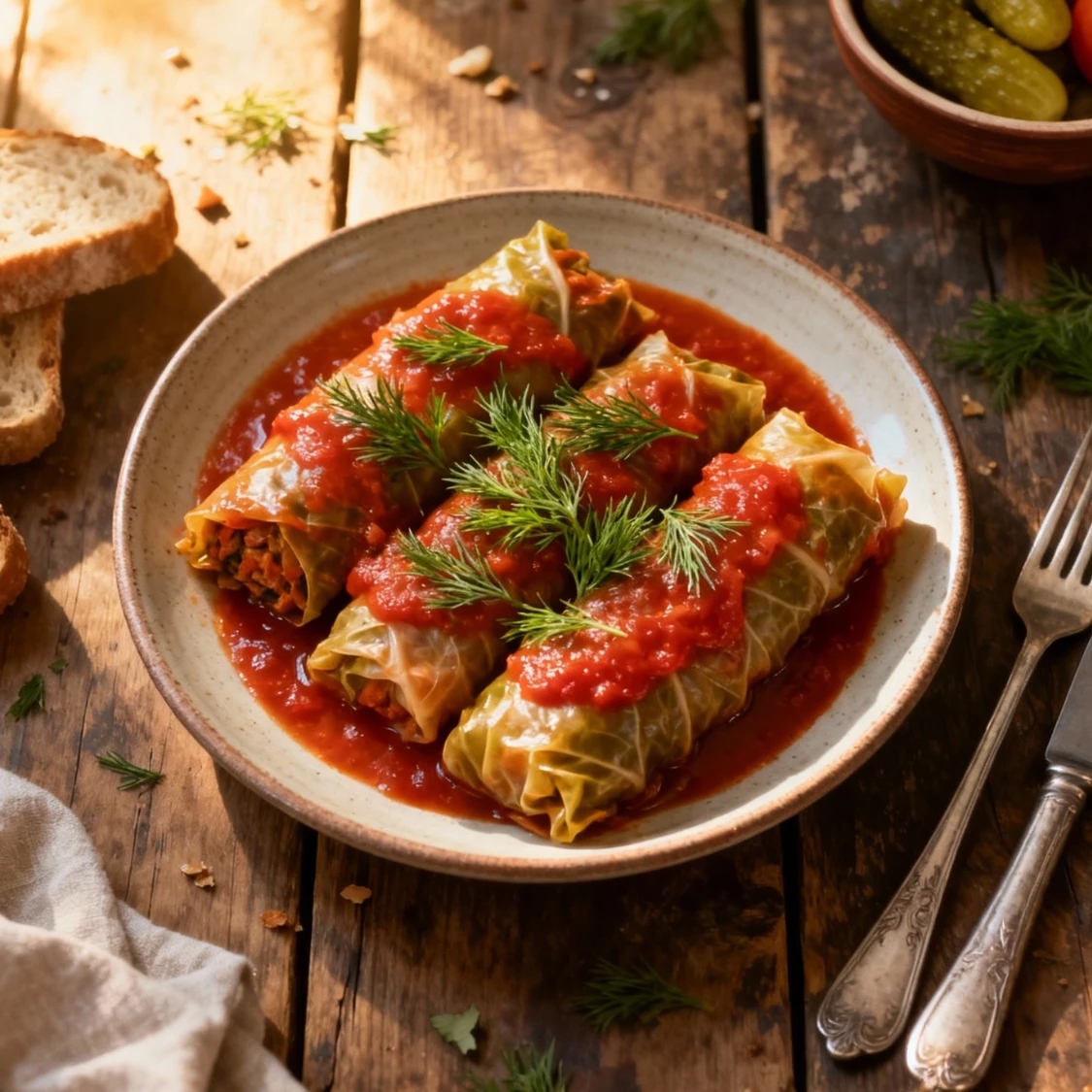 Stuffed cabbage (Golubtsi) 