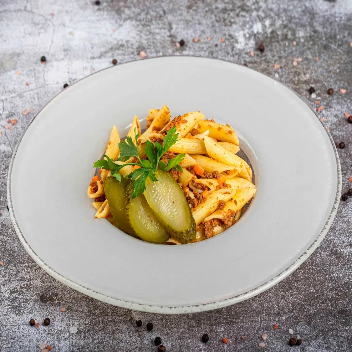 Odessa-style navy pasta